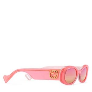 🆕 Gucci Oval Pink Sunglasses - current style NIB